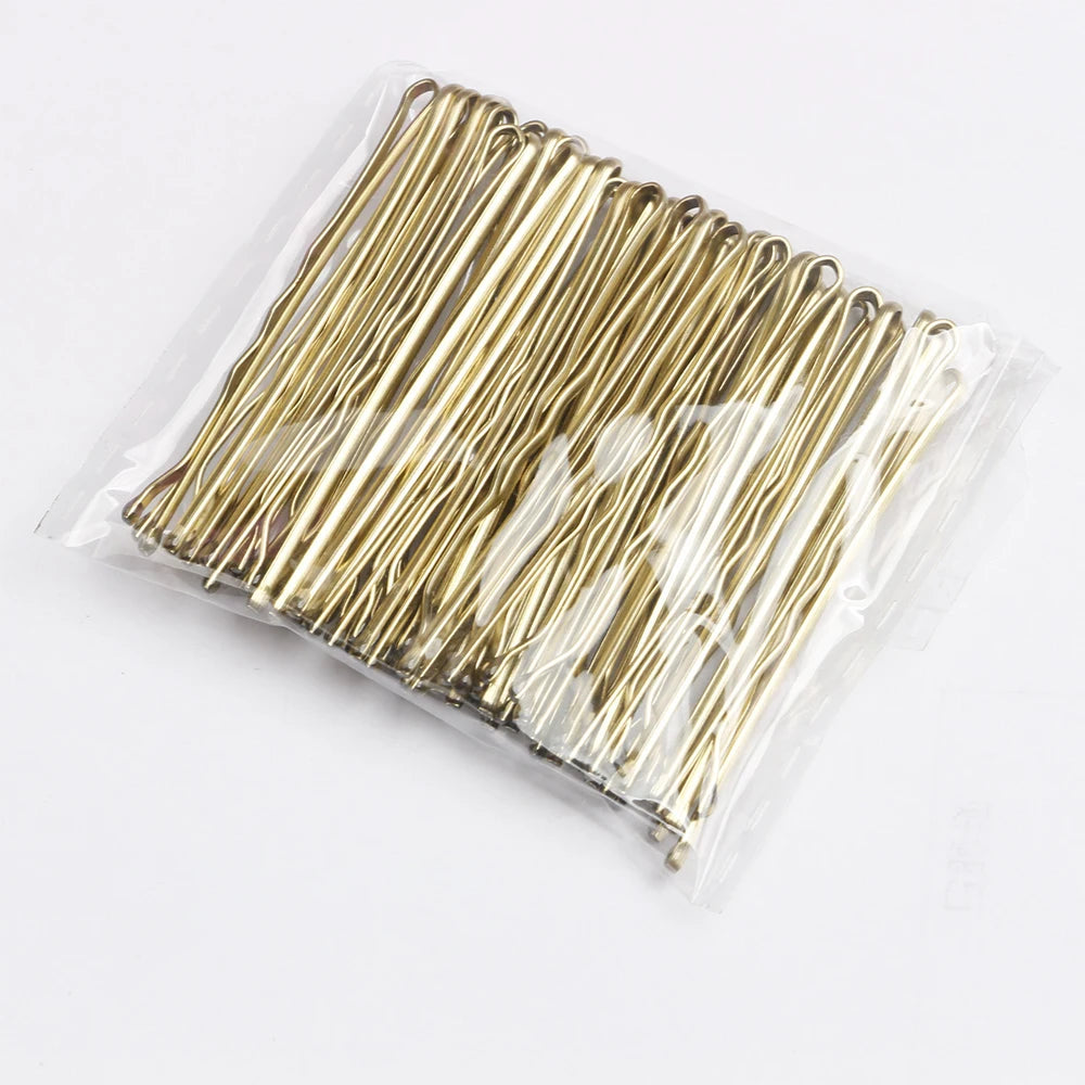 Professional 5cm Bobby Pins Set | 50-Piece Secure Grip Hairpins | D'AuraHaven
