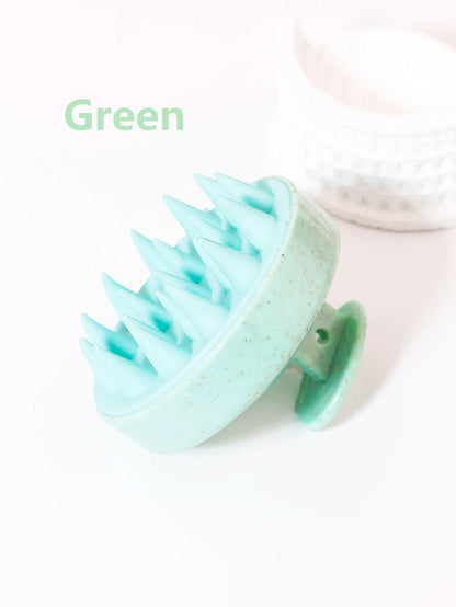 Luxe Dual-Purpose Silicone Massager | Scalp Scrubber & Wig Care Brush | D'AuraHaven