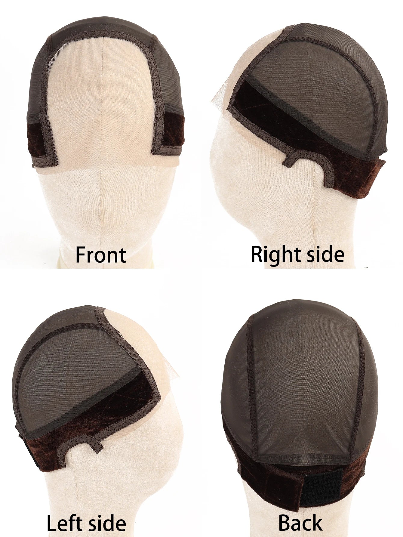 Professional Grip Wig Cap | Adjustable Headband & U-Part Wig Making Base | D'AuraHaven