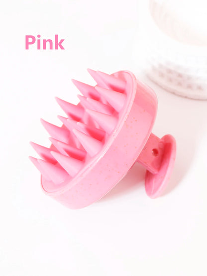 Luxe Dual-Purpose Silicone Massager | Scalp Scrubber & Wig Care Brush | D'AuraHaven