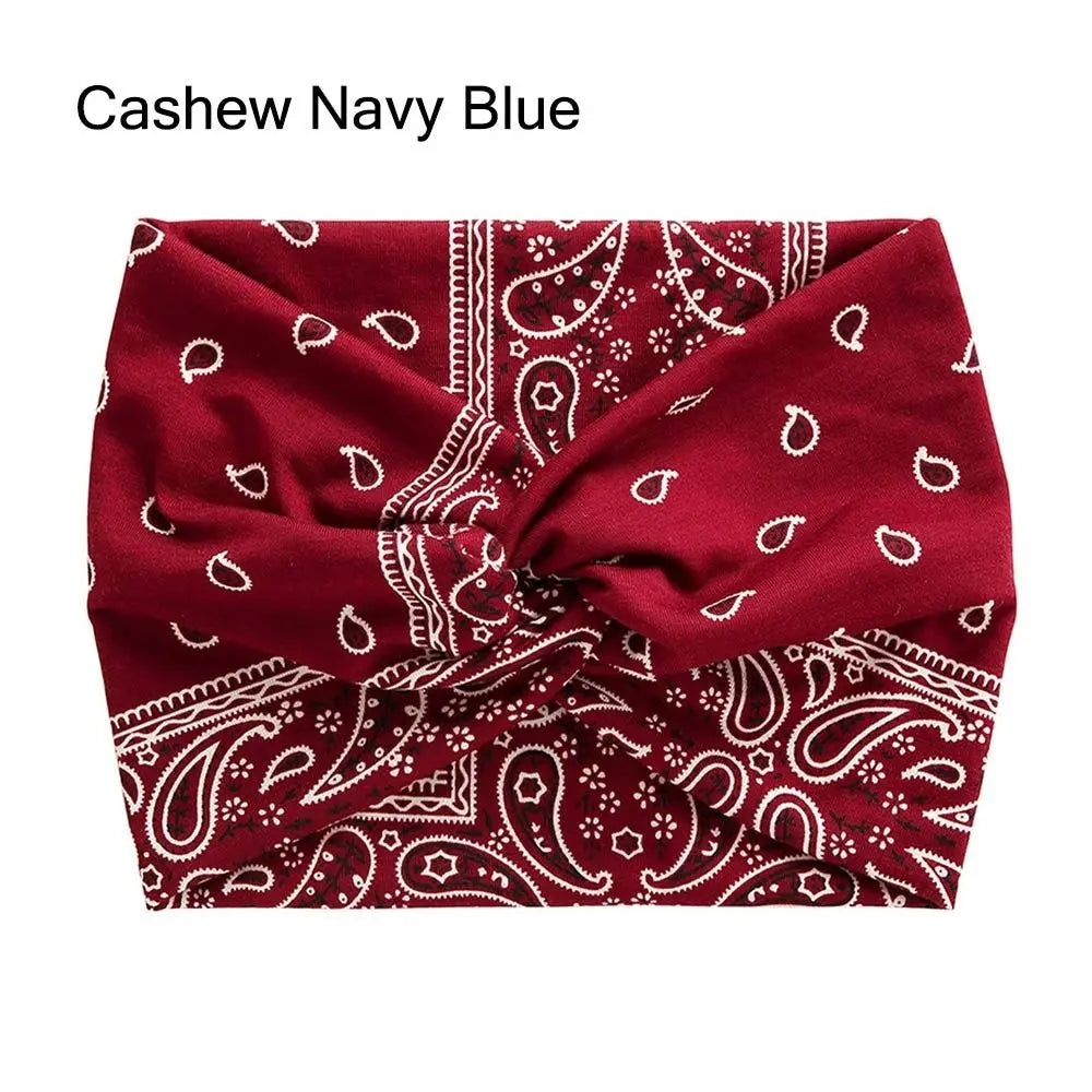 Luxe Extra-Large Twisted Turban Headband | Wide Non-Slip Workout Head Wrap | D'AuraHaven