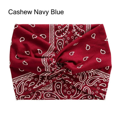 Luxe Extra-Large Twisted Turban Headband | Wide Non-Slip Workout Head Wrap | D'AuraHaven