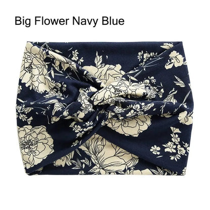 Luxe Extra-Large Twisted Turban Headband | Wide Non-Slip Workout Head Wrap | D'AuraHaven