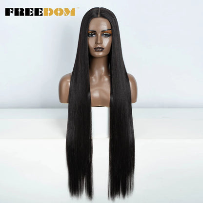 Chic Pixie Cut Lace Front Wig | Short Straight Synthetic | D'AuraHaven