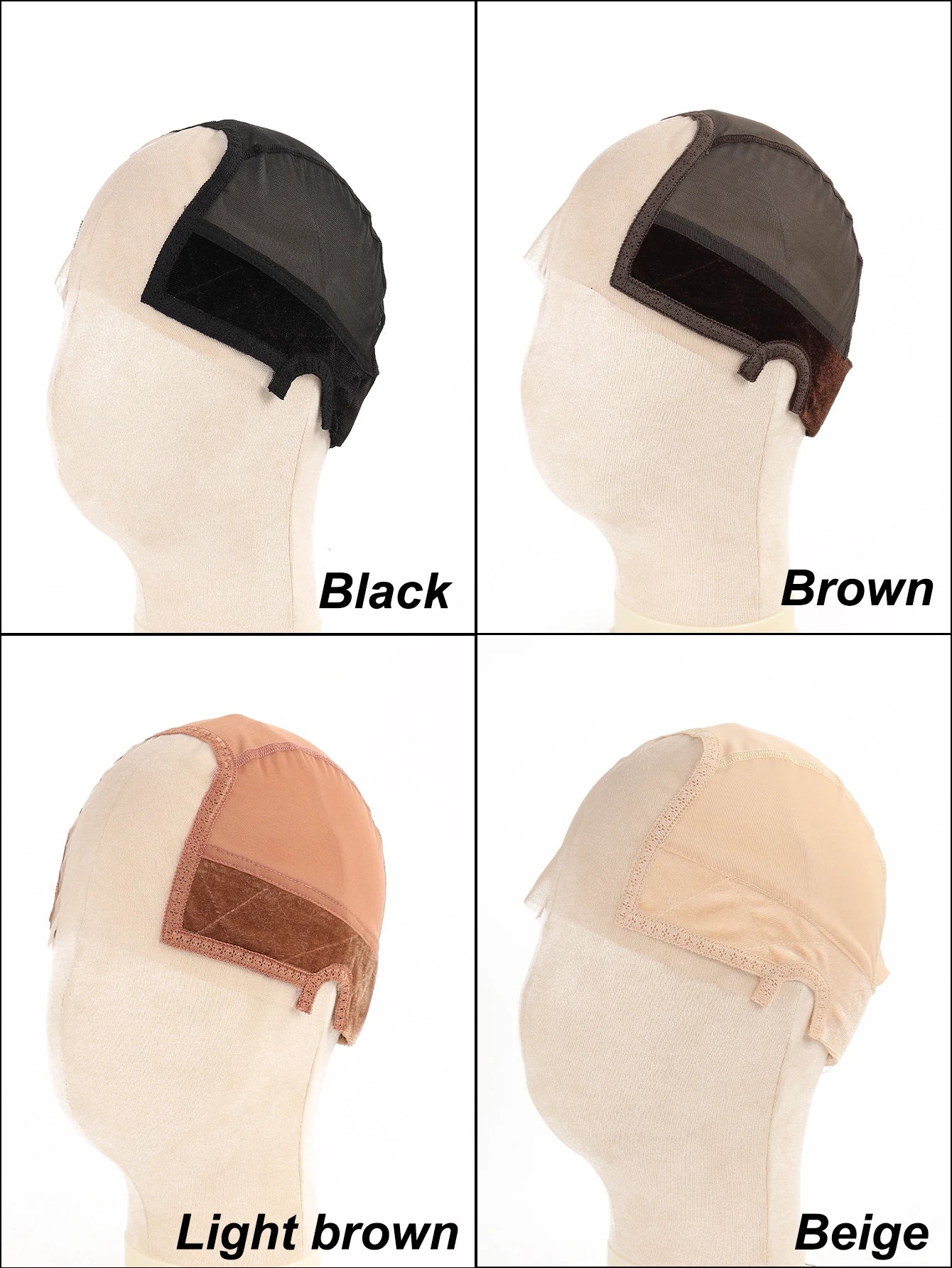 Professional Grip Wig Cap | Adjustable Headband & U-Part Wig Making Base | D'AuraHaven